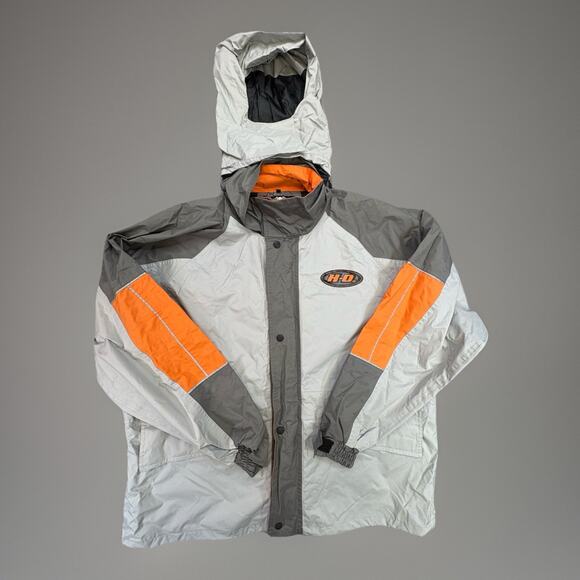Harley-Davidson Other - Harley Davidson Reflective Packable Motorcycle Rain/Wind Jacket Extra Large